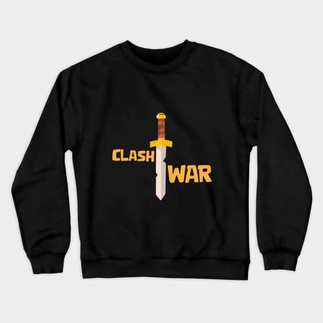 Clash War Crewneck Sweatshirt by Marshallpro